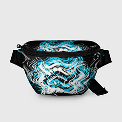 Поясная сумка Blue Combo, цвет: 3D-принт