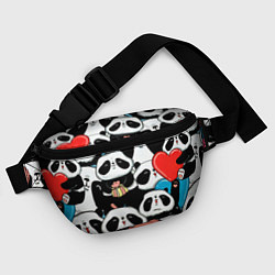 Поясная сумка Панды, цвет: 3D-принт — фото 2