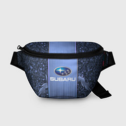 Поясная сумка SUBARU, цвет: 3D-принт