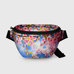 Поясная сумка Сакура, цвет: 3D-принт