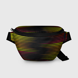 Поясная сумка HORIZONTAL GEOMETRY, цвет: 3D-принт