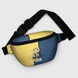 Поясная сумка Fallout logo boy, цвет: 3D-принт — фото 2
