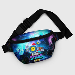 Поясная сумка BRAWL STARS NANI SPACE NEON, цвет: 3D-принт — фото 2