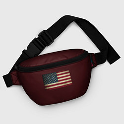 Поясная сумка USA флаг, цвет: 3D-принт — фото 2