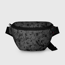 Поясная сумка Черная дымка, цвет: 3D-принт