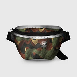Поясная сумка Танковые войска РФ, цвет: 3D-принт