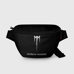 Поясная сумка Marilyn Manson, цвет: 3D-принт