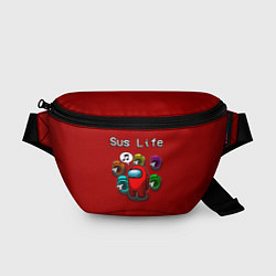 Поясная сумка Sus Life, цвет: 3D-принт