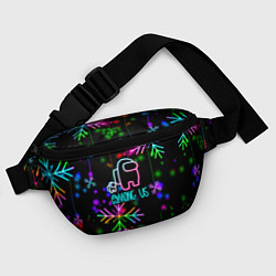 Поясная сумка Among Us New Year, цвет: 3D-принт — фото 2
