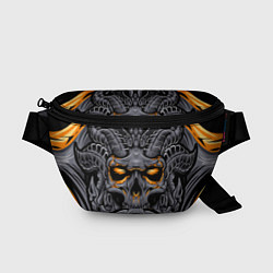 Поясная сумка Череп дьявола, цвет: 3D-принт