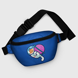 Поясная сумка Кот космонавт, цвет: 3D-принт — фото 2
