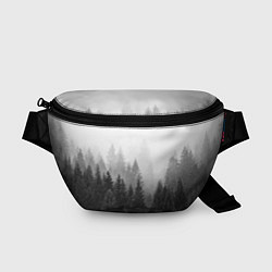 Поясная сумка Туманный лес, цвет: 3D-принт