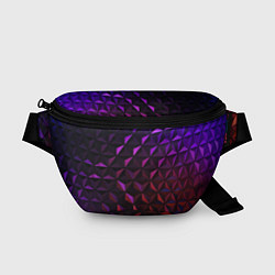 Поясная сумка Неоновая Текстура, цвет: 3D-принт