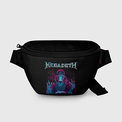 Поясная сумка MEGADETH, цвет: 3D-принт