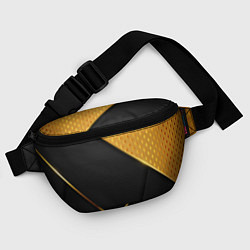 Поясная сумка 3D BLACK & GOLD, цвет: 3D-принт — фото 2