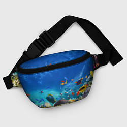Поясная сумка Морской мир, цвет: 3D-принт — фото 2