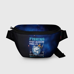Поясная сумка FISHING PLANET Рыбалка, цвет: 3D-принт