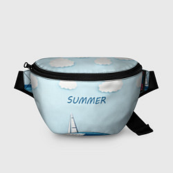 Поясная сумка ПАРУСНИКИ SUMMER Z, цвет: 3D-принт