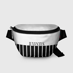 Поясная сумка Juventus Tee Black and White 202122, цвет: 3D-принт
