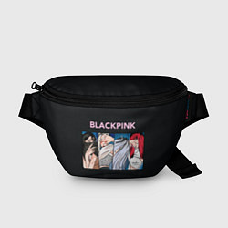 Поясная сумка Hide eyes Blackpink, цвет: 3D-принт