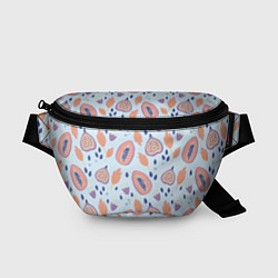 Поясная сумка Папайя, цвет: 3D-принт