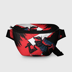 Поясная сумка БЕРСЕРК red красный, цвет: 3D-принт