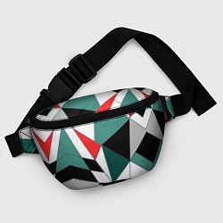 Поясная сумка Абстрактный геометрический, цвет: 3D-принт — фото 2