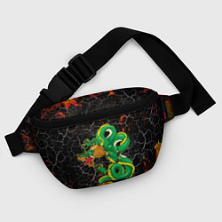 Поясная сумка Дракон Огонь Dragon Fire, цвет: 3D-принт — фото 2