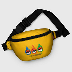 Поясная сумка Выбирай покемона, цвет: 3D-принт — фото 2