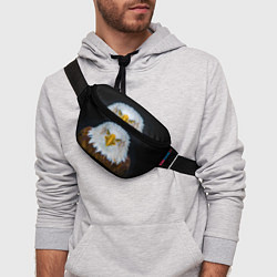 Поясная сумка Белоголовый орлан, цвет: 3D-принт — фото 2
