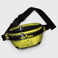 Поясная сумка CS GO YELLOW SKIN, цвет: 3D-принт — фото 2
