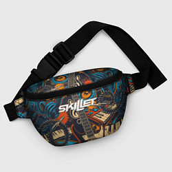 Поясная сумка Skillet Скиллет Z, цвет: 3D-принт — фото 2