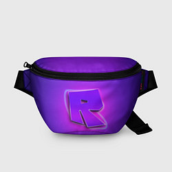 Поясная сумка ROBLOX NEON LOGO РОБЛОКС, цвет: 3D-принт
