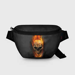 Поясная сумка Призрак в огне, цвет: 3D-принт