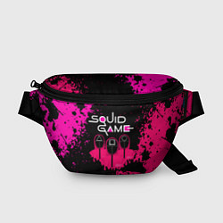 Поясная сумка Squid Game брызги красок стража, цвет: 3D-принт