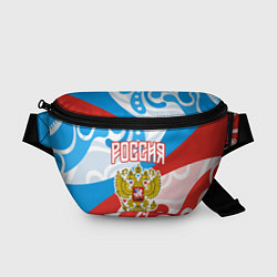 Поясная сумка Россия! Герб, цвет: 3D-принт
