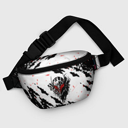 Поясная сумка Берсерк маска с красными глазами, цвет: 3D-принт — фото 2