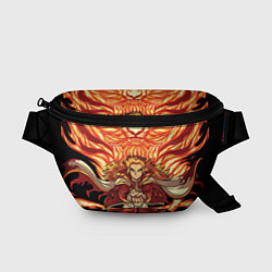 Поясная сумка Пламенный столб Ренгоку Кенджуро, цвет: 3D-принт