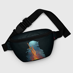 Поясная сумка Witcher 3 костер, цвет: 3D-принт — фото 2