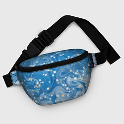 Поясная сумка Голубая метелица, цвет: 3D-принт — фото 2