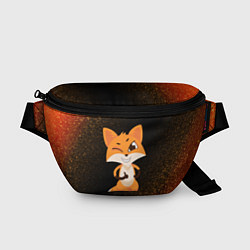 Поясная сумка Fox - Winking - Noise, цвет: 3D-принт