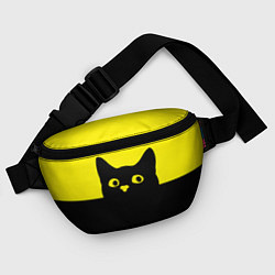 Поясная сумка Котик голова кота, цвет: 3D-принт — фото 2
