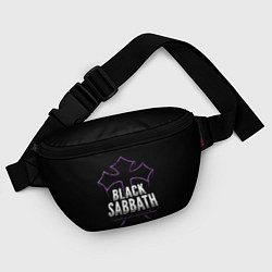 Поясная сумка Black Sabbat Cross, цвет: 3D-принт — фото 2