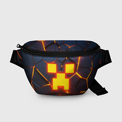 Поясная сумка ОГНЕННЫЙ КРИПЕР 3D ПЛИТЫ FIRE CREEPER, цвет: 3D-принт