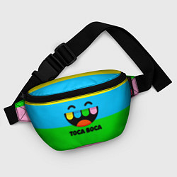 Поясная сумка Toca Boca Logo Тока Бока, цвет: 3D-принт — фото 2