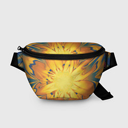 Поясная сумка Солнечный цветок Абстракция 535-332-32, цвет: 3D-принт