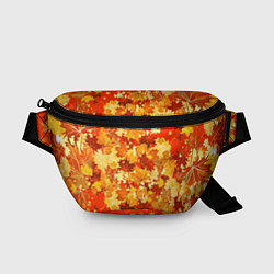 Поясная сумка Кленовый листопад, цвет: 3D-принт