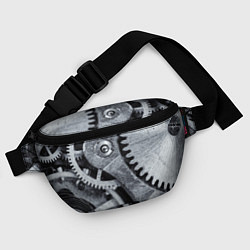 Поясная сумка Стальные шестерёнки, цвет: 3D-принт — фото 2