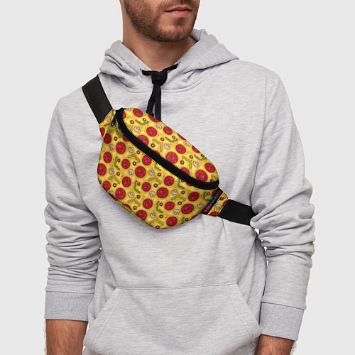 Поясная сумка Pizza salami / 3D-принт – фото 3