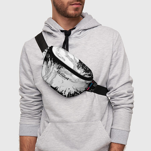 Поясная сумка Genshin Impact электро стихия / 3D-принт – фото 3